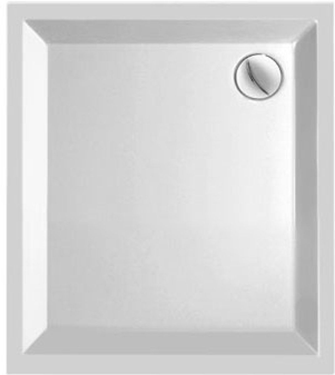 Plieger Kwadrant Douchebak 90x80x5cm Acryl Wit