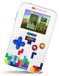 Merkloos Tetris handheld spelcomputer - 301 spellen - Kleurenscherm 2,5 inch - Verlichte knoppen