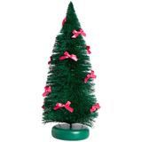 Kwantum Bol Decoratie Kerstboom Met Strikken Groen