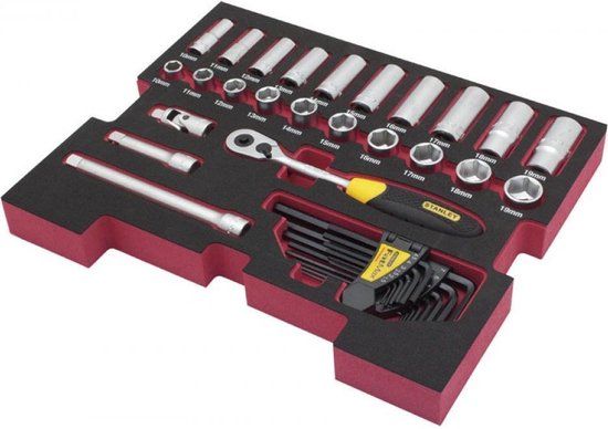 Stanley Dopsleutelset 38 delig Fatmax Tstak 3/8 inch - FMHT0-74296