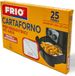 Frio Bakpapier voor Airfryer - 25 vierkante vellen 23x23 cm