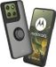 Techsuit Hoesje geschikt voor Motorola Edge 70 - Glinth Back Cover met ring en magneet - Zwart