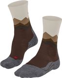 FALKE Dames Wandelsokken TK2 Explore Crest W So wol functioneel materiaal anti-blaar dik 1 paar, Bruin Chestnut 5534, 39-40