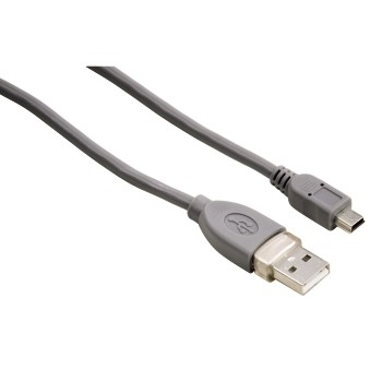 Hama USB 2.0 Extension Cable, A-plug - mini B-plug, 0.25 m