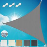 Sol Royal SolVision PS9 – Schaduwdoek Driehoek 3,6 x 3,6 x 3,6m Grijs – Waterafstotend – UV Bescherming