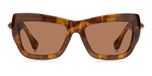 Etro Lunettes de soleil Unisexe Havane Papillon Marron 56mm