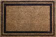 COCO ID Mat Randen deurmat, natuurlijke kokosvezels op pvc-zool, beige, 40 x 60 x 1,5 cm