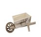 FGF IMPORT EXPORT Plantenhouder van natuurlijk hout wagen 35 x 14 x 1