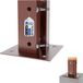 Gezu Impex Verstelbare Paalhouder met Plaat 75 x 75 x 150 mm | Adj. set van 12 Gecoat Poeder Paalvoet Beugel