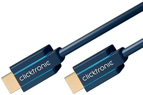 CLICKTRONIC HDMI-aansluitkabel, 2,0 Meter, blauw