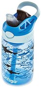 Contigo Easy Clean Autospout kinderdrinkfles met rietje, BPA-vrije stevige waterfles, 100% lekvrij, eenvoudige reiniging, ideaal voor kinderdagverblijf, kleuterschool, school en sport, 420 ml