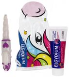 Elgydium Étui de voyage Licorne 3-6 Ans (Couleur : Violet)