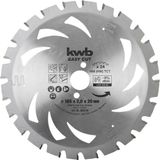 KWB Cirkelzaagblad HM - Easy Cut - 165x20mm - 24T