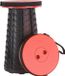 Unyqoos Tabouret pliant portable, deuxième génération, plastique, télescopique, rouge