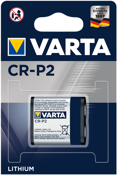 Varta CRP2 Lithium Batterij - Zilver