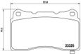BREMBO P 59 079 Remblokkenset
