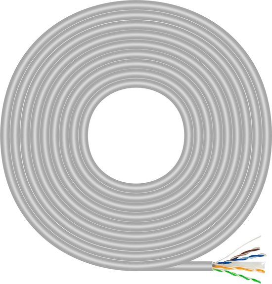 AISENS A135-0660 netwerkkabel Grijs 100 m Cat6 U/UTP