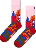 Happy Socks Autumn Sock - Unisex Sokken - Lichtroze - Maat 36-40