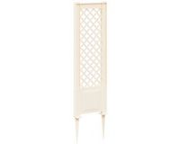 vidaXL Trellis met Spike PP Blanc