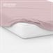 The One towelling The One Bedding Hoeslaken - 100 x 220 cm - Eenpersoons - Katoen/Satijn - Lichtpaars