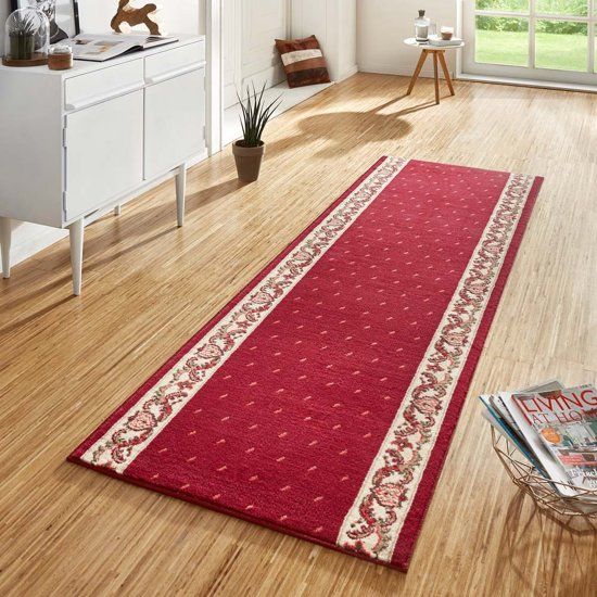 Hanse Home Designer Loper Velours Basic Rood 80x450cm