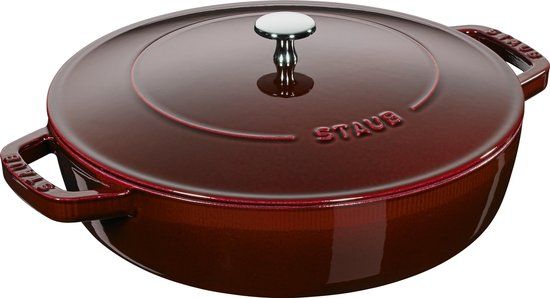 Staub Chistera Braadpan - 24cm - Grenadine