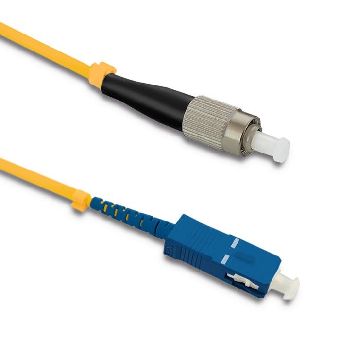 Qoltec Glasvezel Patchcord FC/UPC-SC/UPC Singlemode 9/125 G652D Simplex 15m
