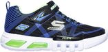 Skechers Flex-Glow Jongens Sneakers - Black/Blue/Lime