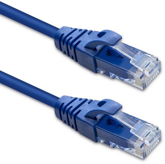 Qoltec - RJ-45 CAT6 Patchkabel - 1m - Hoge Snelheid - Goud