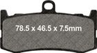 EBC Remblokken, type FA491HH, gesinterd metaal