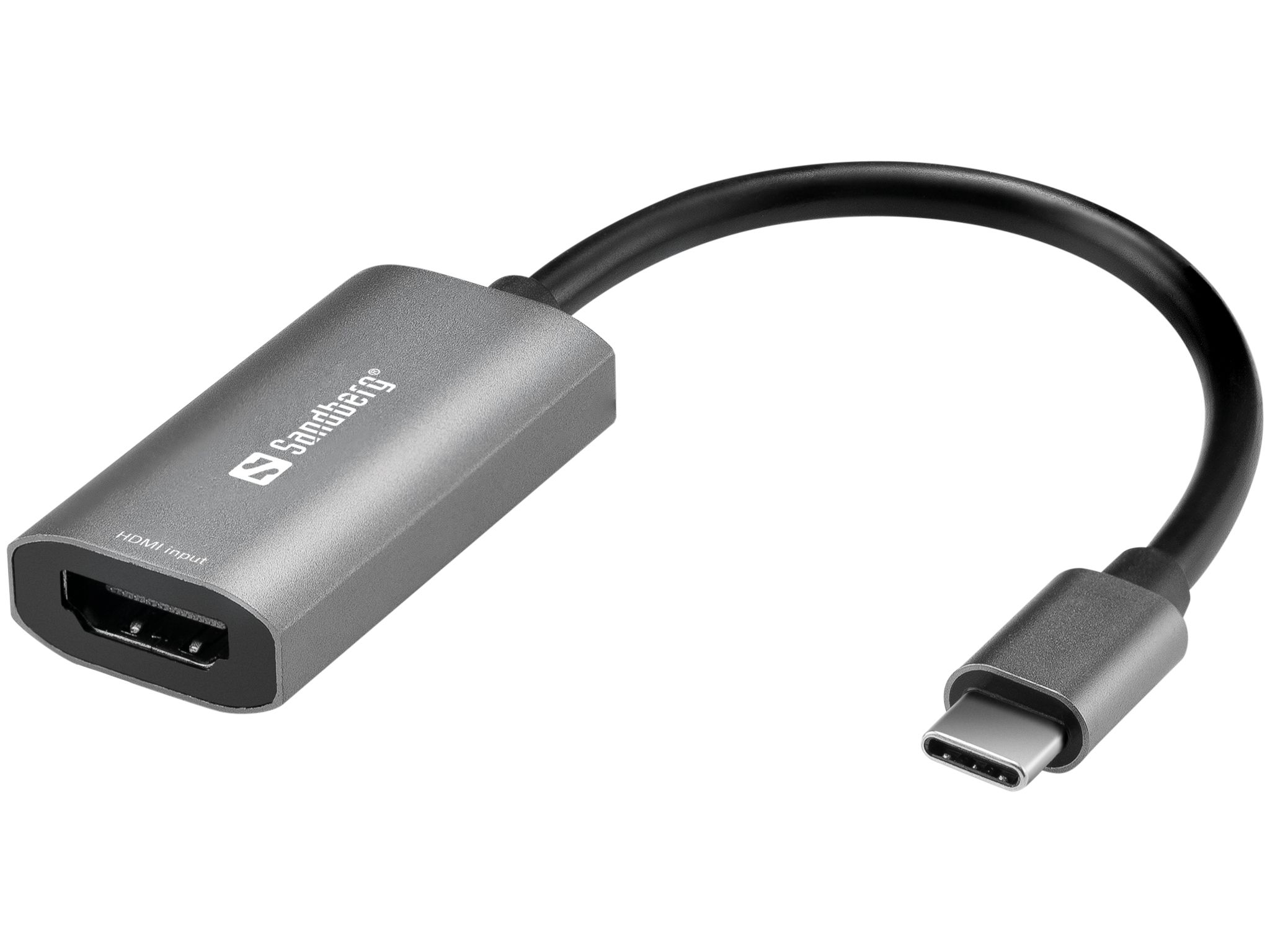 Sandberg USB-C naar VGA Adapter - Grijs
