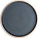 Olympia Canvas Platte Ronde Borden Blauw Graniet 18cm FA300