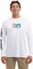 Pelagic Aquatek Deluxe UV-werend T-shirt met lange mouwen, wit, L, heren