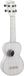 Kala Frosted Glass Transparent Soprano Waterman ukulélé soprano résistant à l'eau