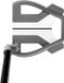 TaylorMade Spider Tour X Putter 2025 | 34 pouce | Droitier | Bleu Argent