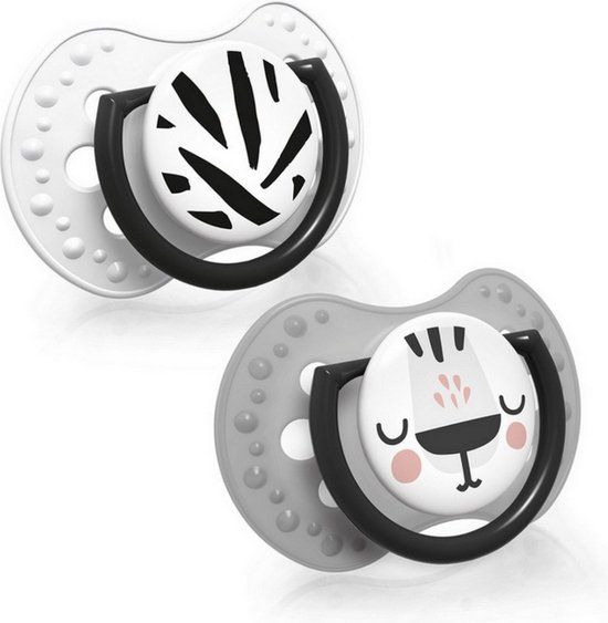 Lovi Salt & Pepper Fopspeen Set 2 stuks 6-18 maanden