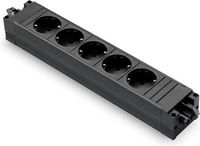 Bachmann Step - Stekkerdoos - 5x 230V - GST18-3 In- en uitgang - Zwart
