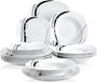 VEWEET 'Fiona' service en porcelaine, set de 18 pièces, service pour 6 personnes