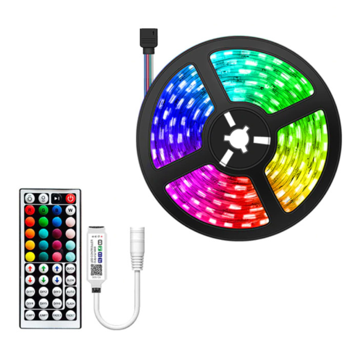 RGBYW Bluetooth LED Strips 25 Meter - RGB Verlichting met Afstandsbediening SMD 5050 Kleuraanpassing Waterdicht