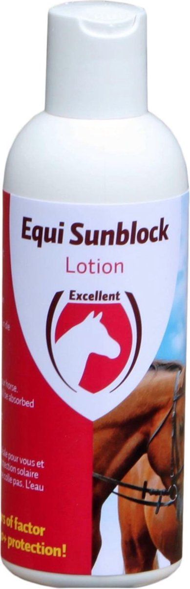 Excellent Equi Sunblock Lotion - Zonnebrandcrème - Paarden - 200ml
