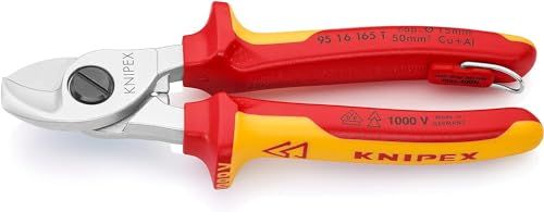 Knipex Kabelschaar - 165 mm - VDE - 95 16 165 T BK
