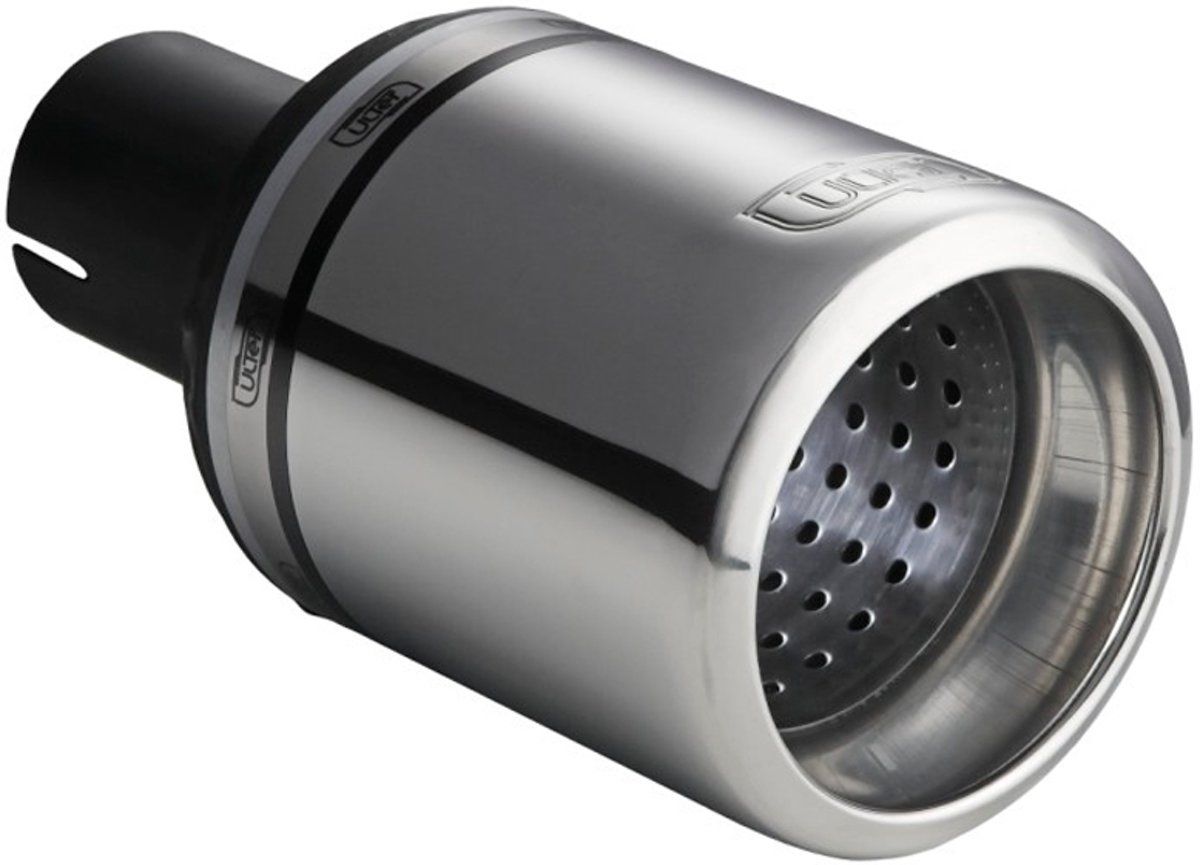 Ulter Sport Uitlaatsierstuk - Rond Ø100mm Type 2 - Lengte 120mm - RVS