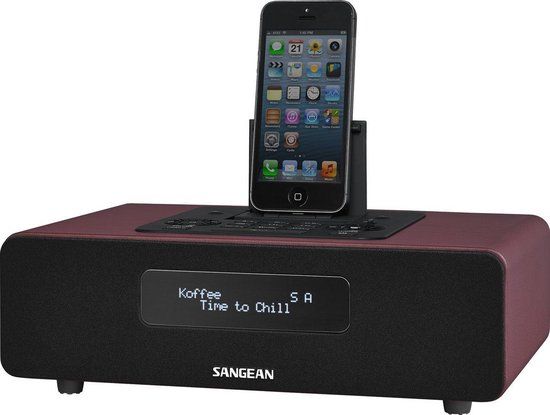 Sangean DDR-38 - DAB+/FM Radio - Bluetooth - Rood