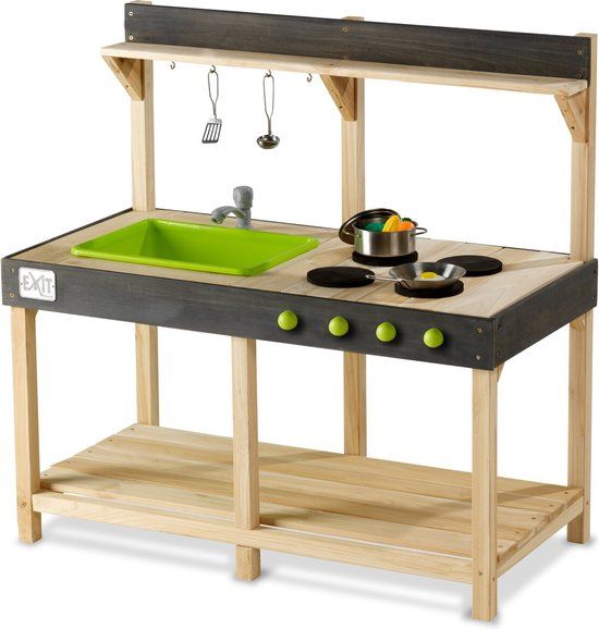 EXIT Yummy 100 Wooden Outdoor Kitchen - Natural