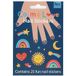 Rex London Autocollants ongles cosmic love enfant