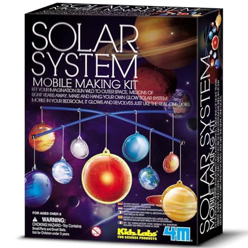 4M Kidz Labs Solar System Mobile Making Kit