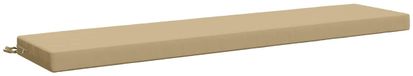 vidaXL Bankkussen SOEST 100% Polyester Beige 200 x 40 x 8 cm