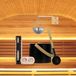 Merkloos Sauna Sauna-Accessoireset met Emmer en Thermo-Hygrometer