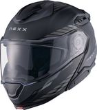 Nexx X.Lifetour Globe Systeemhelm - Zwart/Grijs - Maat XXL