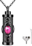 Hemelwinkel Luxe Ashanger - Magic Pink - Druppel Vorm - Metaal - 55 cm Ketting